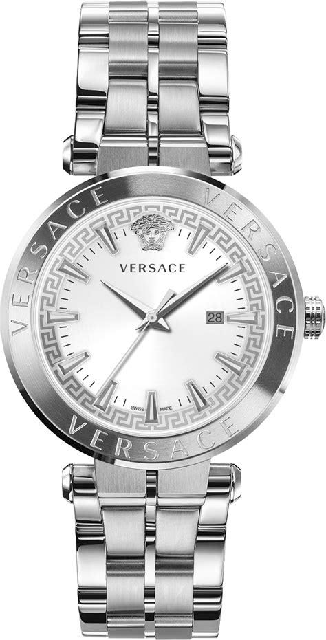 versace uhr herren silber